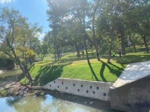 Post project picture of the Reid Stabilization Project
